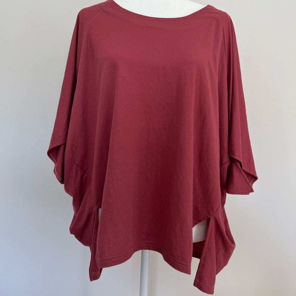Lightweight pink loose shirt
